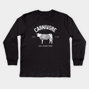 Carnivore 100% Plant Free Kids Long Sleeve T-Shirt